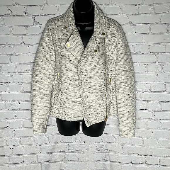 Jaclyn Smith Cream Tweed Jacket - Picture 1 of 5